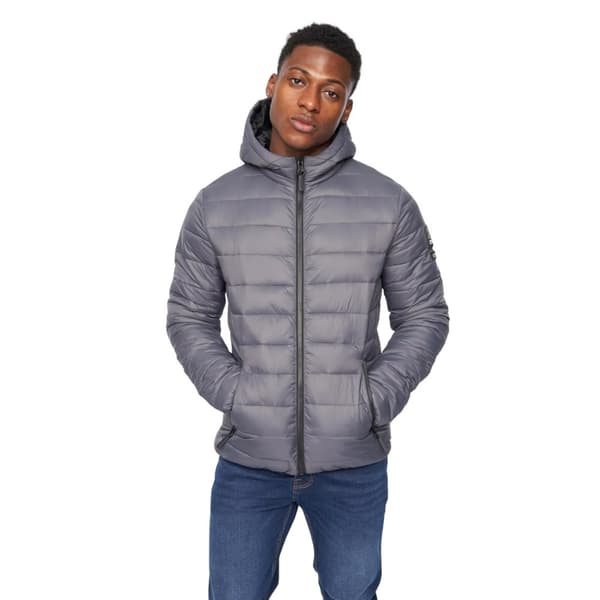 Crosshatch Mens Gattering Jacket Charcoal L