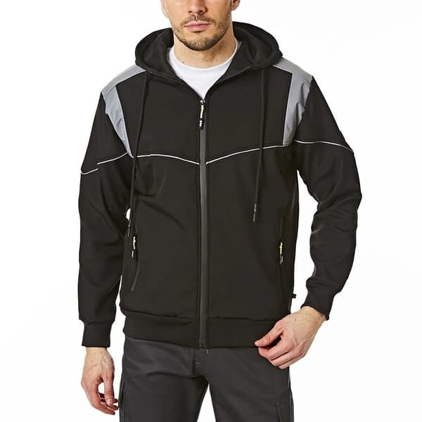 Lee Cooper Mens Reflective Hooded Jacket