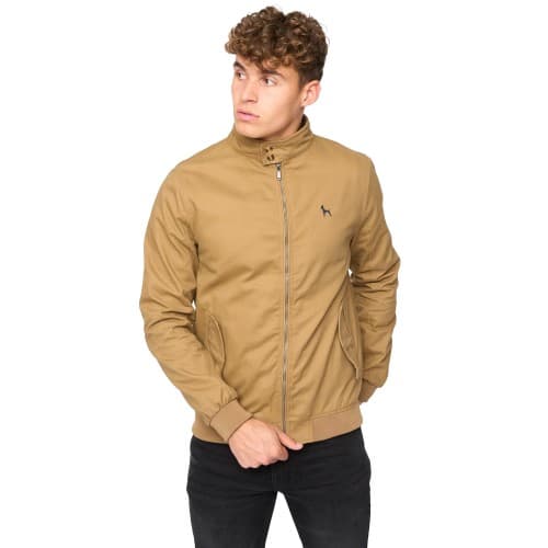 Bewley & Ritch Mens Tavistock Harrington Jacket Tan L