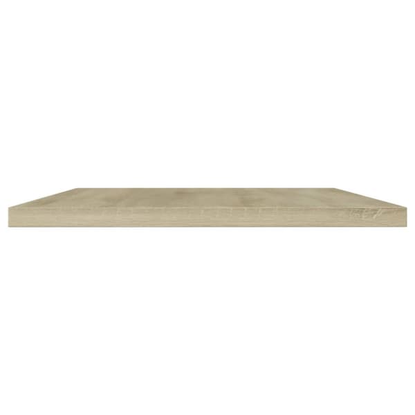 vidaXL Hyllplan 4 st sonoma-ek 100x20x1,5 cm spånskiva