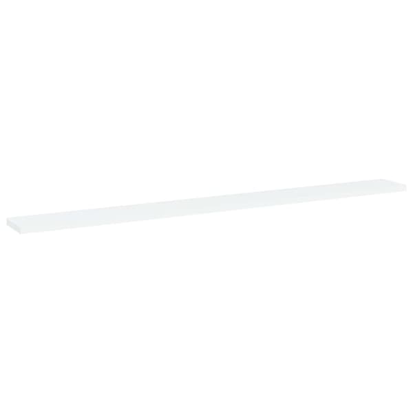 vidaXL Hyllplan 4 st vit 100x10x1,5 cm spånskiva