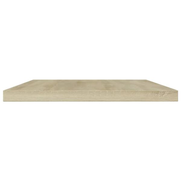 vidaXL Hylleplater 4 stk sonoma eik 60x10x1,5 cm sponplate