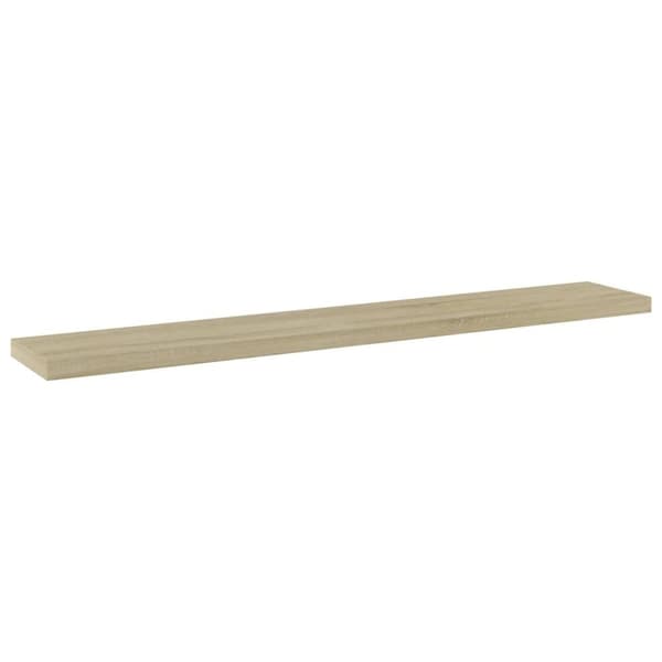 vidaXL Hylleplater 4 stk sonoma eik 60x10x1,5 cm sponplate