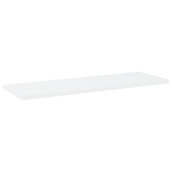 vidaXL Hylleplater 4 stk hvit 60x20x1,5 cm sponplate