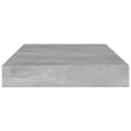 Miniatyrbilde 3 av 6: vidaXL Hylleplater 4 stk betonggrå 100x10x1,5 cm sponplate
