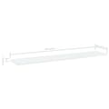 Miniatyrbilde 5 av 5: vidaXL Hylleplater 4 stk hvit 100x20x1,5 cm sponplate