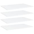 Miniatyrbilde 1 av 5: vidaXL Hylleplater 4 stk hvit 60x40x1,5 cm sponplate