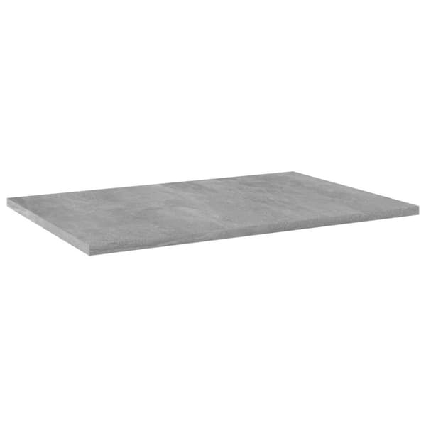 vidaXL Hylleplater 4 stk betonggrå 60x40x1,5 cm sponplate
