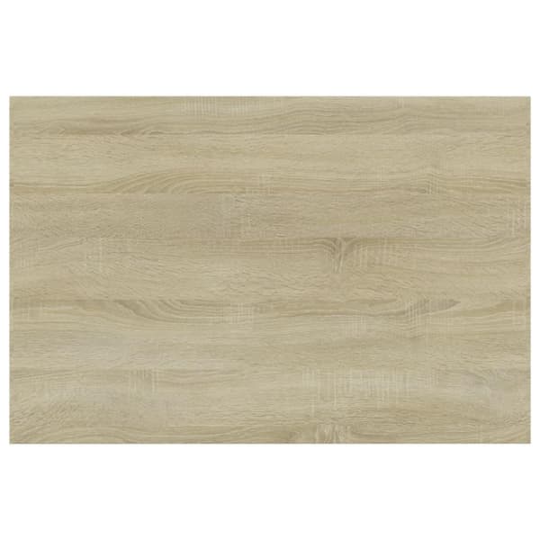 vidaXL Hylleplater 4 stk sonoma eik 60x40x1,5 cm sponplate