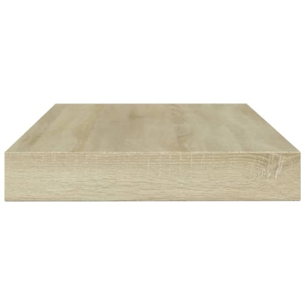 vidaXL Hyllplan 4 st sonoma-ek 100x10x1,5 cm spånskiva