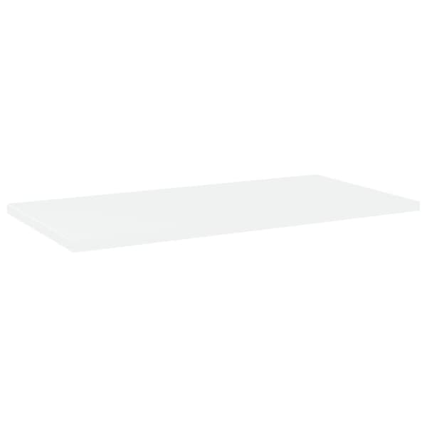 vidaXL Kirjahyllytasot 4 kpl valkoinen 60x30x1,5 cm lastulevy