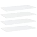 Pikkukuva 1 / 6: vidaXL Kirjahyllytasot 4 kpl valkoinen 60x30x1,5 cm lastulevy