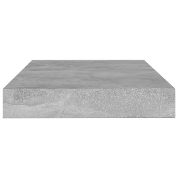 vidaXL boghylder 4 stk. 100x10x1,5 cm spånplade betongrå