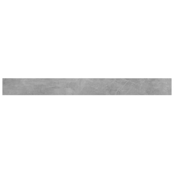 vidaXL boghylder 4 stk. 100x10x1,5 cm spånplade betongrå