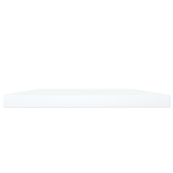vidaXL Kirjahyllytasot 4 kpl valkoinen 100x20x1,5 cm lastulevy