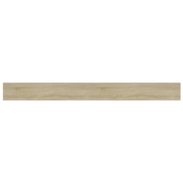 vidaXL boghylder 4 stk. 100x10x1,5 cm spånplade sonoma-eg