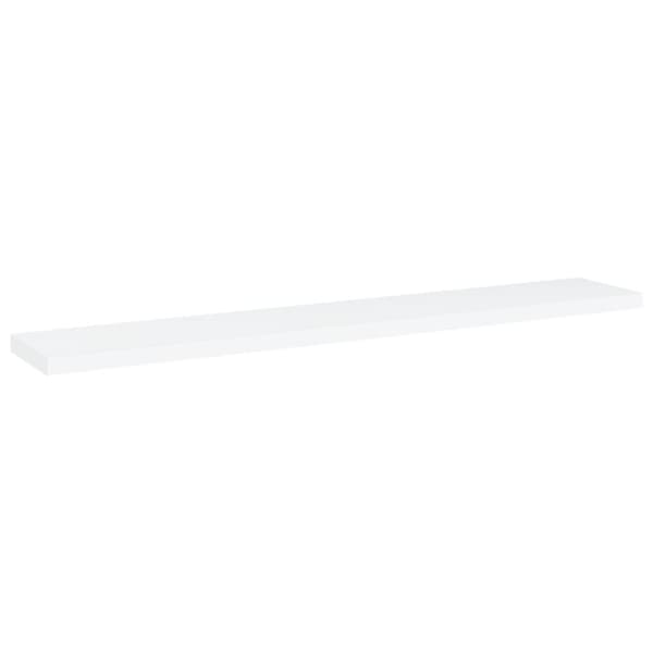 vidaXL boghylder 4 stk. 60x10x1,5 cm spånplade hvid