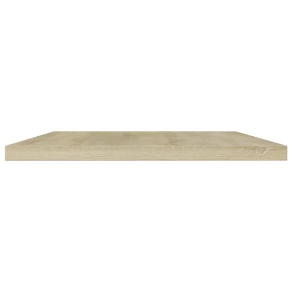 vidaXL Kirjahyllytasot 4 kpl Sonoma tammi 60x20x1,5 cm lastulevy