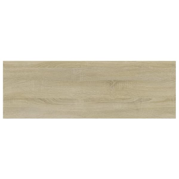 vidaXL Kirjahyllytasot 4 kpl Sonoma tammi 60x20x1,5 cm lastulevy