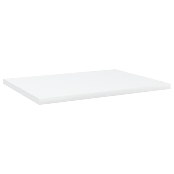 vidaXL Hyllplan 4 st vit 40x30x1,5 cm spånskiva