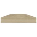 Miniatyrbilde 3 av 5: vidaXL Hylleplater 4 stk sonoma eik 40x10x1,5 cm sponplate