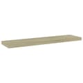 Miniatyrbilde 2 av 5: vidaXL Hylleplater 4 stk sonoma eik 40x10x1,5 cm sponplate