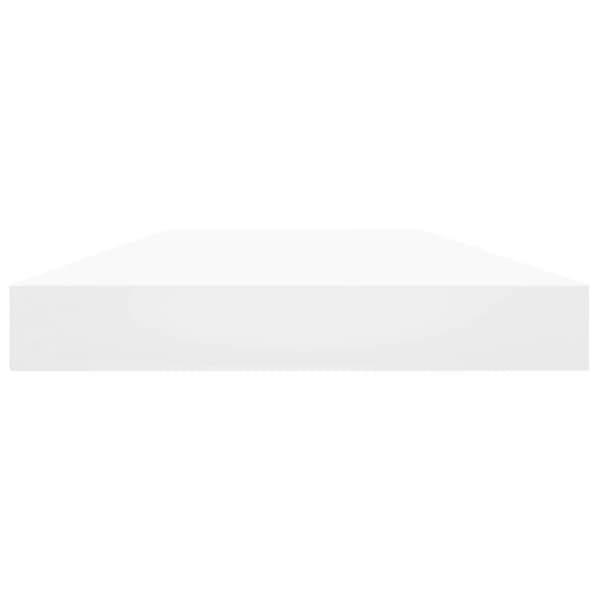 vidaXL Hylleplater 4 stk hvit 40x10x1,5 cm sponplate