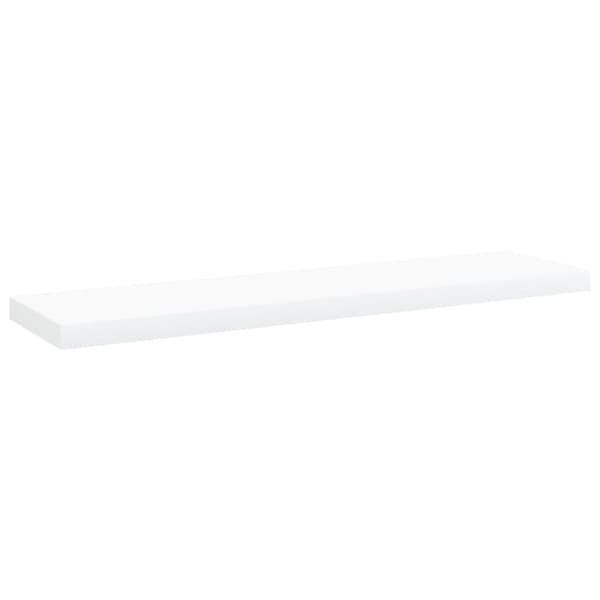vidaXL Hylleplater 4 stk hvit 40x10x1,5 cm sponplate