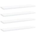 Miniatyrbilde 1 av 5: vidaXL Hylleplater 4 stk hvit 40x10x1,5 cm sponplate