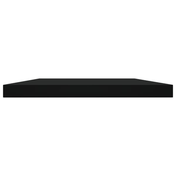 vidaXL Hyllplan 4 st svart 40x20x1,5 cm spånskiva