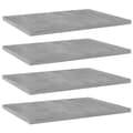 Miniatyrbilde 1 av 5: vidaXL Hylleplater 4 stk betonggrå 40x30x1,5 cm sponplate