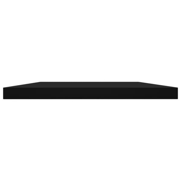 vidaXL Hyllplan 4 st svart 40x30x1,5 cm spånskiva