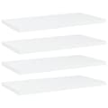 Miniatyrbilde 1 av 5: vidaXL Hylleplater 4 stk hvit 40x20x1,5 cm sponplate