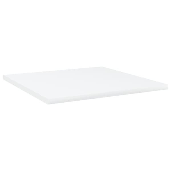 vidaXL Hylleplater 4 stk hvit 40x40x1,5 cm sponplate