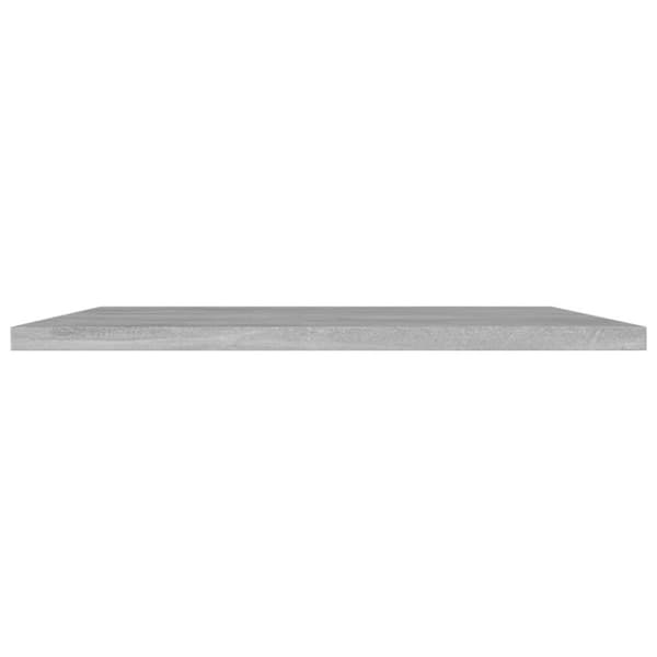 vidaXL boghylder 4 stk. 40x40x1,5 cm spånplade betongrå