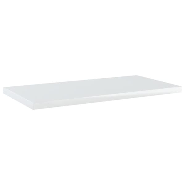 vidaXL boghylder 4 stk. 40x20x1,5 cm spånplade hvid højglans