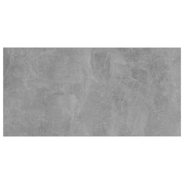 vidaXL boghylder 4 stk. 40x20x1,5 cm spånplade betongrå