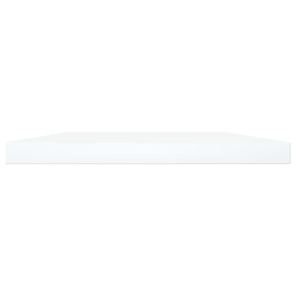 vidaXL boghylder 4 stk. 40x20x1,5 cm spånplade hvid