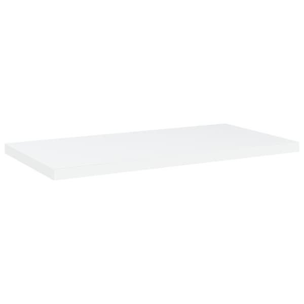 vidaXL boghylder 4 stk. 40x20x1,5 cm spånplade hvid