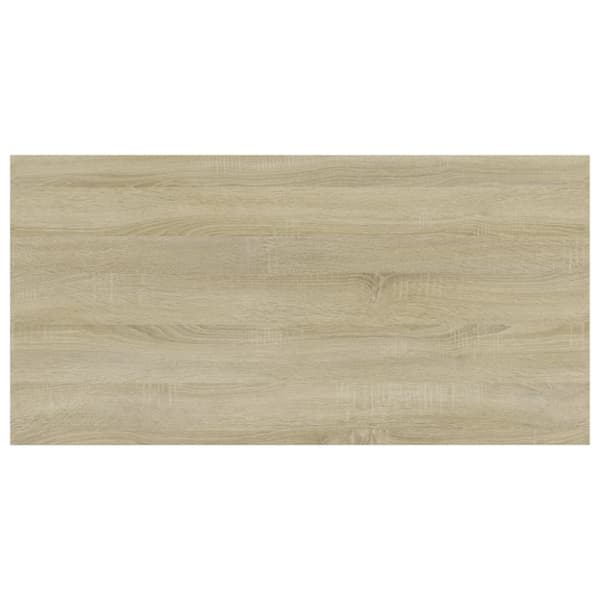 vidaXL Hylleplater 4 stk sonoma eik 80x40x1,5 cm sponplate