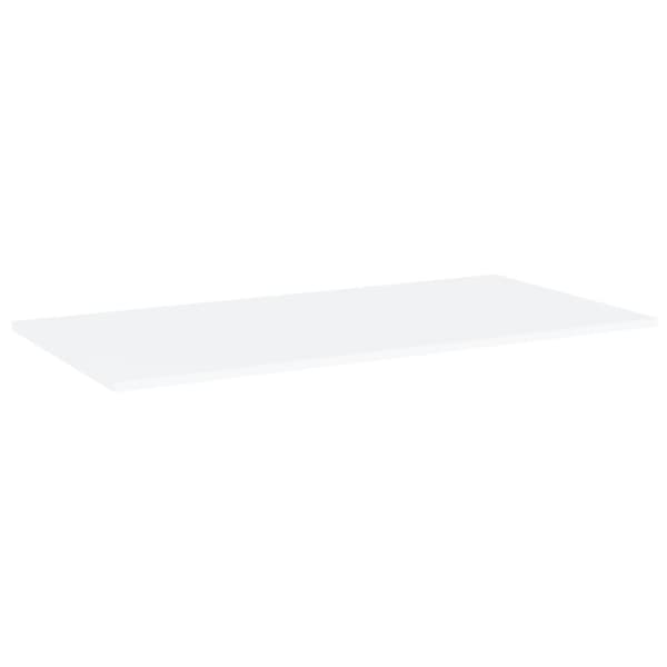 vidaXL boghylder 4 stk. 80x20x1,5 cm spånplader hvid