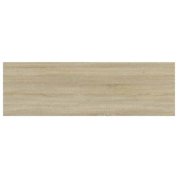 vidaXL Hyllplan 4 st sonoma-ek 80x20x1,5 cm spånskiva