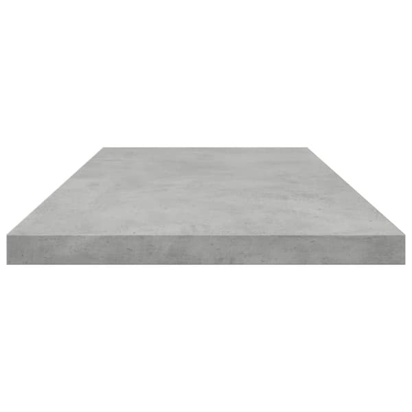vidaXL Hyllplan 4 st betonggrå 80x20x1,5 cm spånskiva