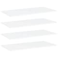Miniatyrbilde 1 av 5: vidaXL Hylleplater 4 stk hvit 80x40x1,5 cm sponplate