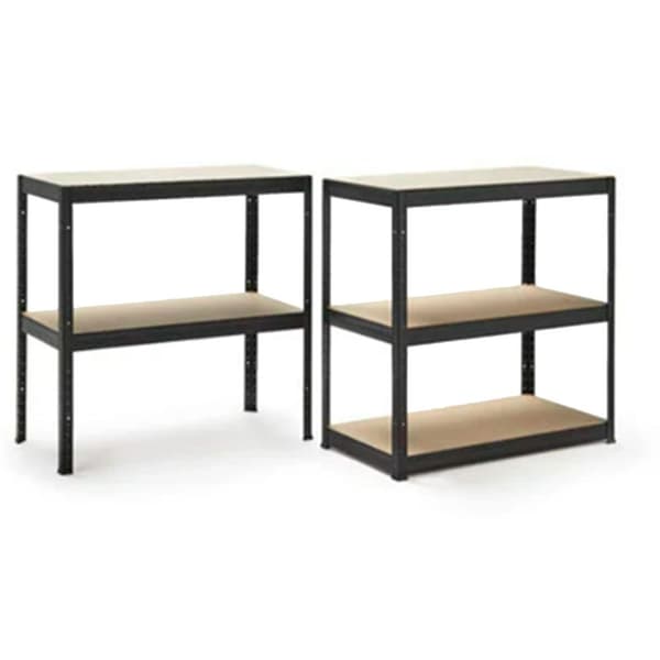 Catterhouse Metal Hylde Hans Plus 5 90x40x180 Cm Sort