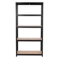 Miniatyrbillede 2 af 10: Catterhouse Metal Hylde Hans Plus 5 90x40x180 Cm Sort