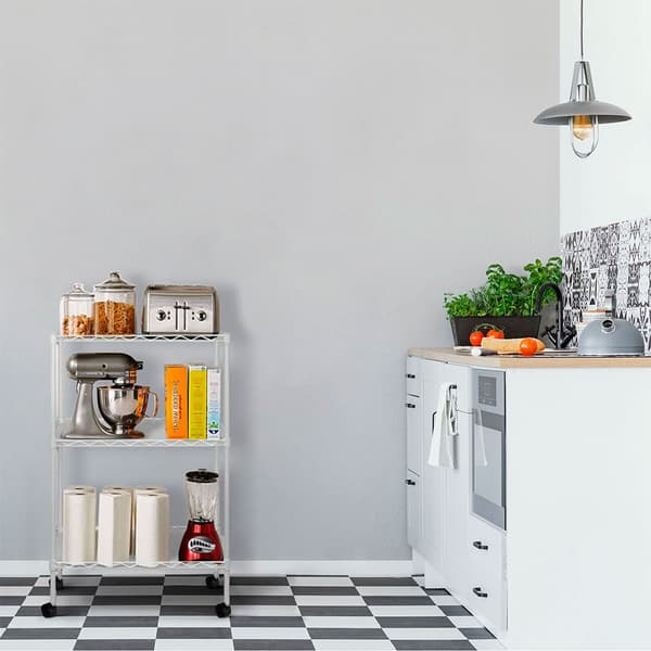 Catterhouse Metalhylde Med Gitter Klaus 3 56x35x80 Cm Hvid