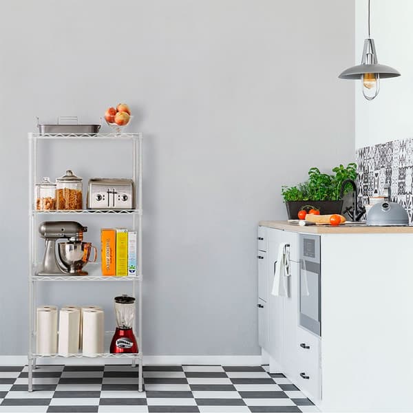 Catterhouse Metalhylde Med Gitter Klaus 4 56x35x120 Cm Hvid