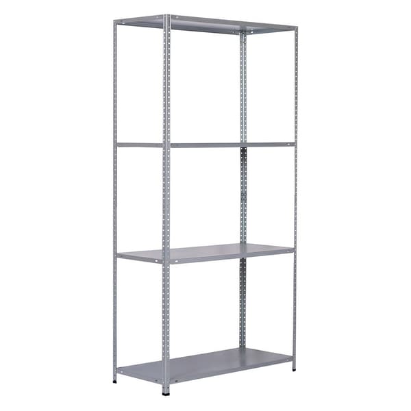 Catterhouse Galaniseret Hylde Nils Solid 4 70x30x137 Cm Søvfarvet