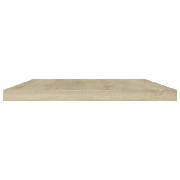 Hyllplan 4 st sonoma-ek 60x10x1,5 cm konstruerat trä